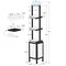 Azar Displays Slim Tower Retail Display with 3 Shelves 655000 - alternate 7